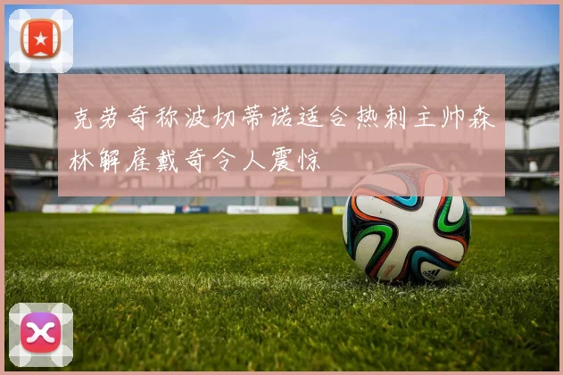 克劳奇称波切蒂诺适合热刺主帅森林解雇戴奇令人震惊